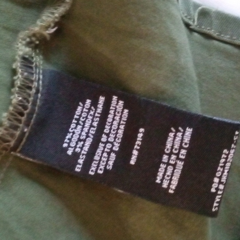 One 5 One military peplum rose embroidered jacket - Picture 4 of 8